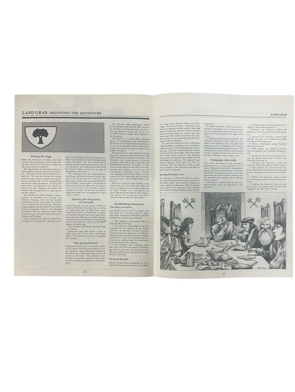 Test of the Warlords Adventure Module - Dungeons and Dragons CM1